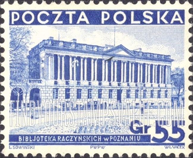 FindYourStampsValue: Raczynski Library, Poznan