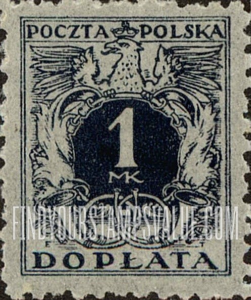 FindYourStampsValue: POSTAGE DUE - Numerals of Value