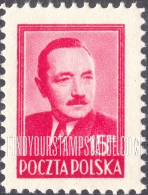 FindYourStampsValue: President Boleslaw Bierut