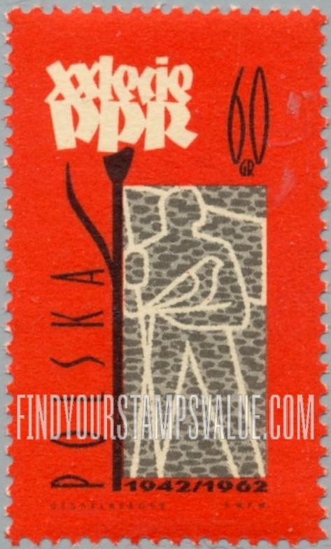 FindYourStampsValue: Worker with dove and banner
