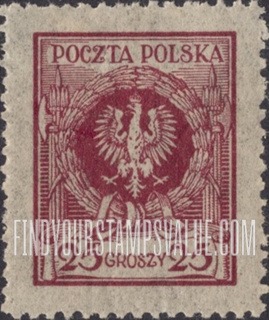 FindYourStampsValue: Arms of Poland
