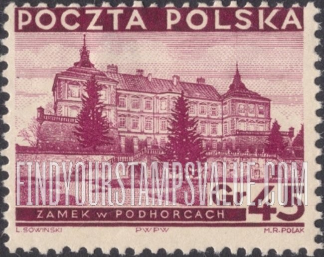 FindYourStampsValue: Castle at Podhorce