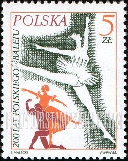 FindYourStampsValue: Polish Ballet, 200th Anniversary: Prima ballerina