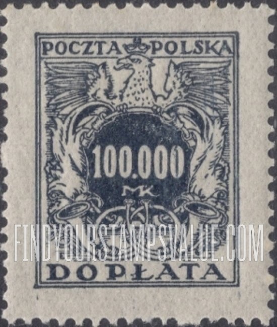 FindYourStampsValue: POSTAGE DUE - Numerals of Value: Type of 1921-22 Issue
