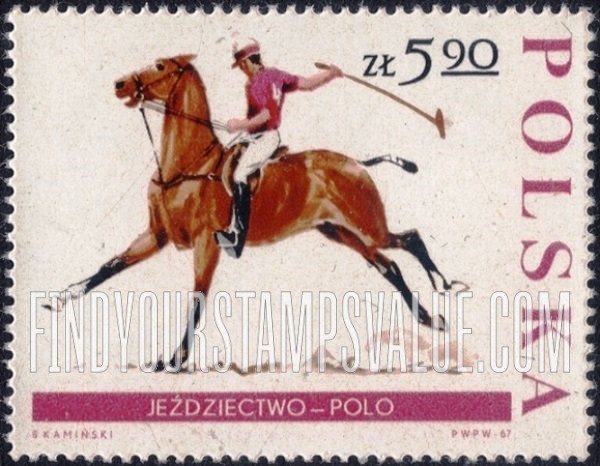 FindYourStampsValue: Horses: Polo
