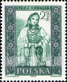 FindYourStampsValue: Regional Costumes: Woman from Mountain people