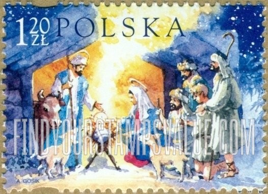 FindYourStampsValue: Christmas: Nativity