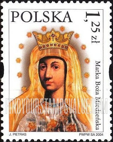 FindYourStampsValue: Depictions of the Virgin Mary: Matka Boza Miedzenska