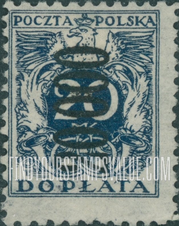 FindYourStampsValue: POSTAGE DUE - Numerals of Value