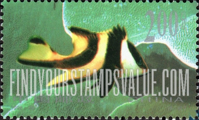 FindYourStampsValue: Fish of the Coral Reef: Lutjanus sebae - 海底世界·珊瑚礁观赏鱼: 千年笛鲷