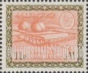 FindYourStampsValue: Gas-oil separating plant, Buqqa - عزل الغاز عن النفط في الحقل النفطي، البقعة