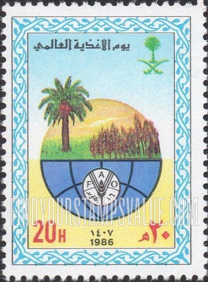 FindYourStampsValue: World food day - يوم الأغذية العالمي