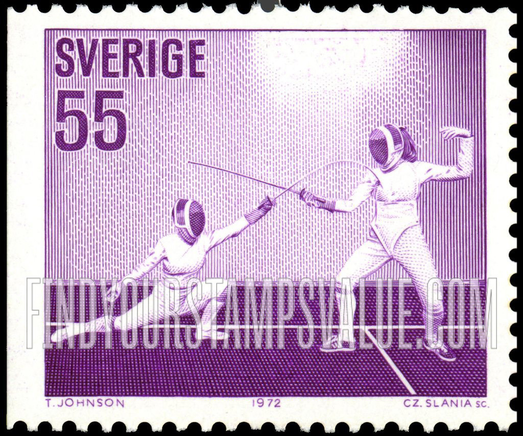 FindYourStampsValue: Women Athletes: Fencing