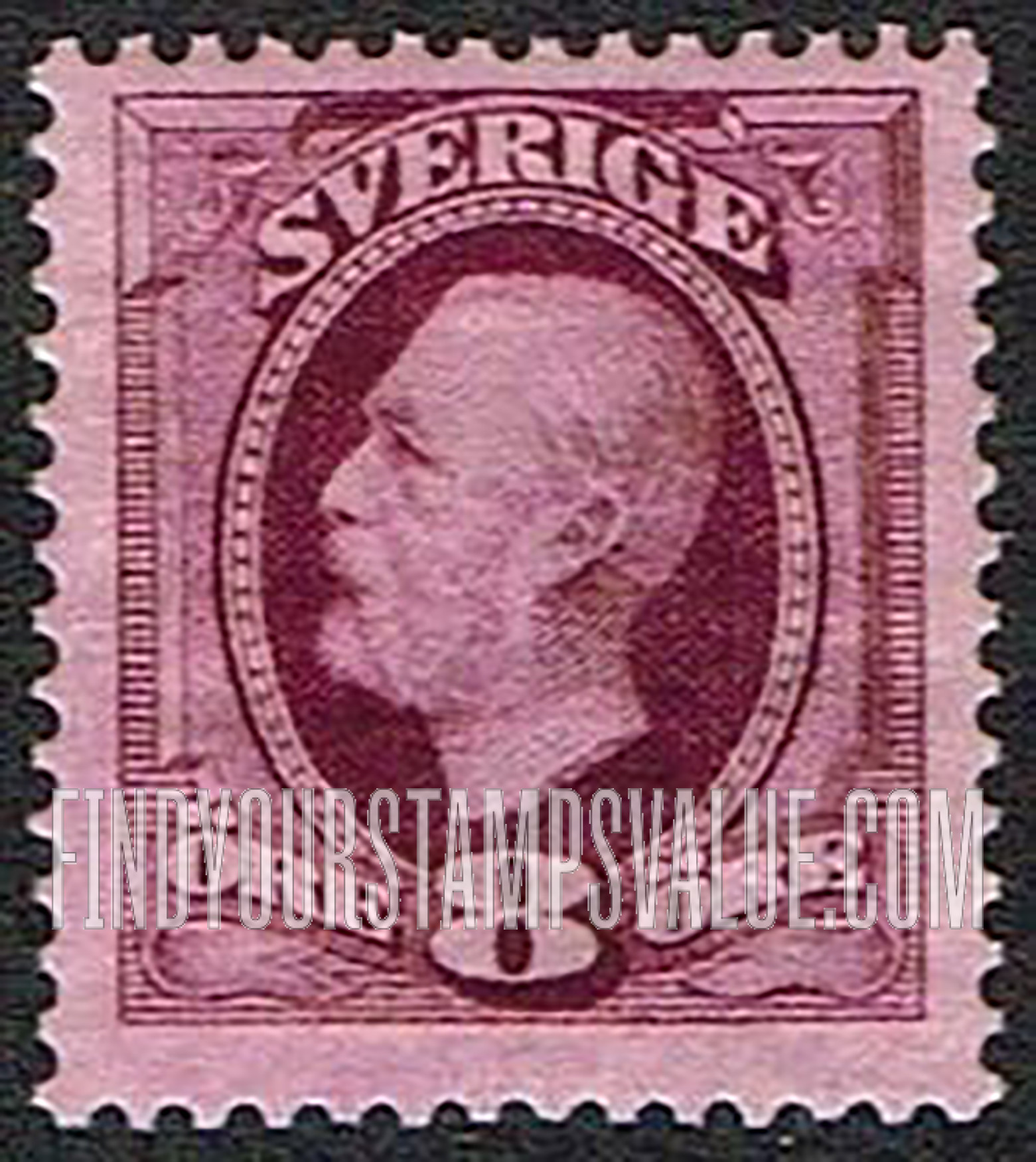 FindYourStampsValue: King Oscar II