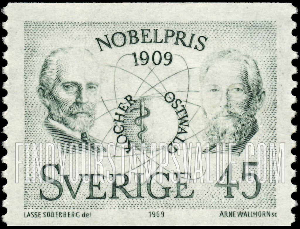 FindYourStampsValue: Dr. Emil T. Kocher and Wilhelm Ostwald