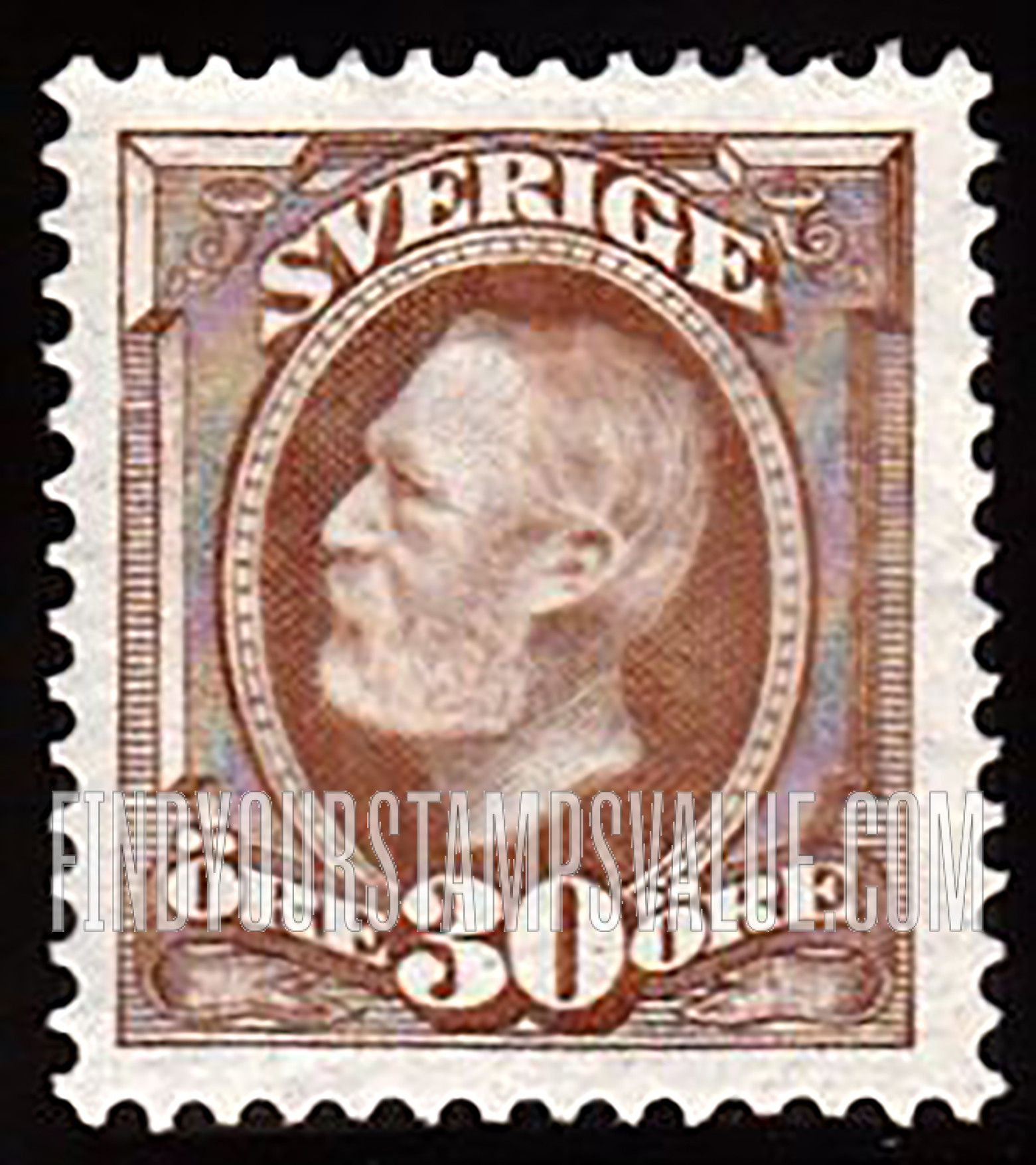 FindYourStampsValue: King Oscar II