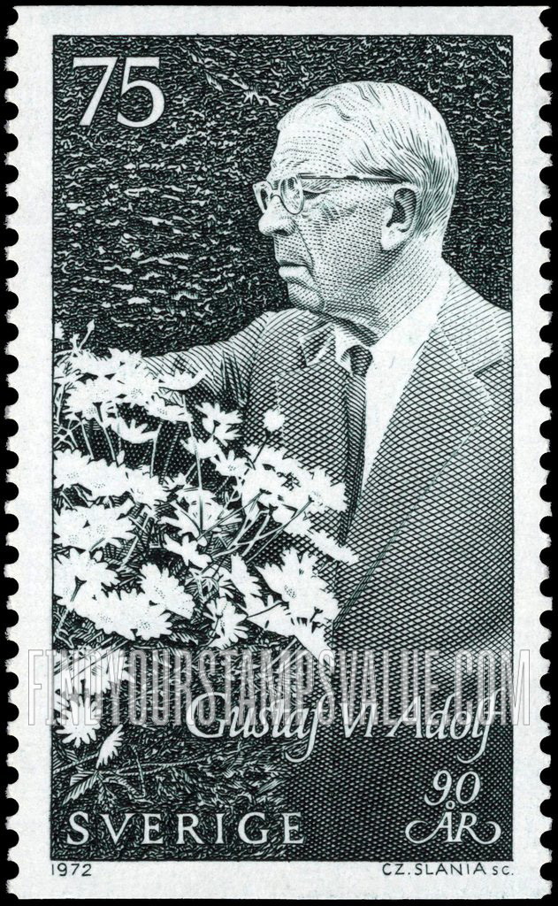 FindYourStampsValue: King with flowers
