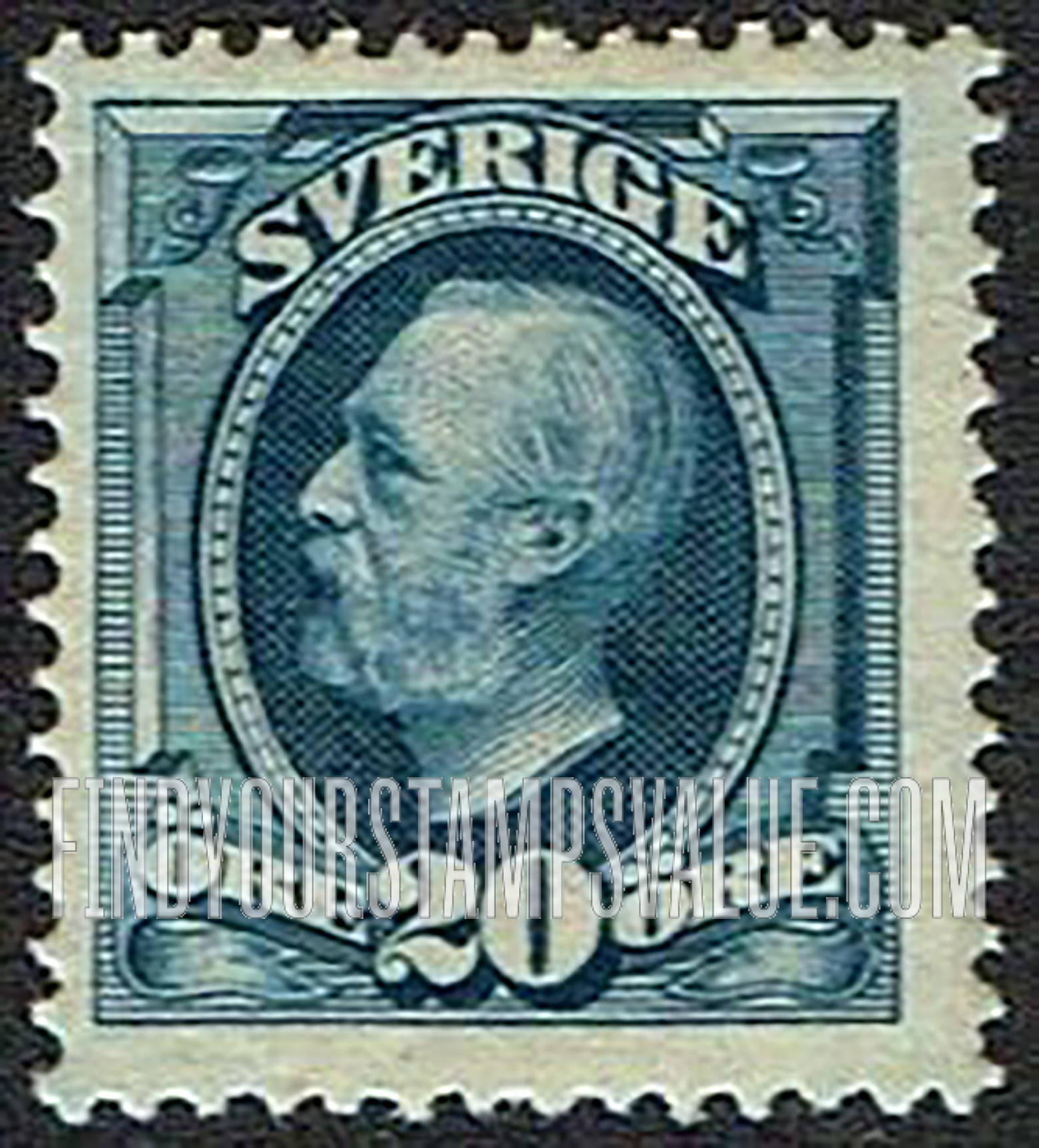 FindYourStampsValue: King Oscar II