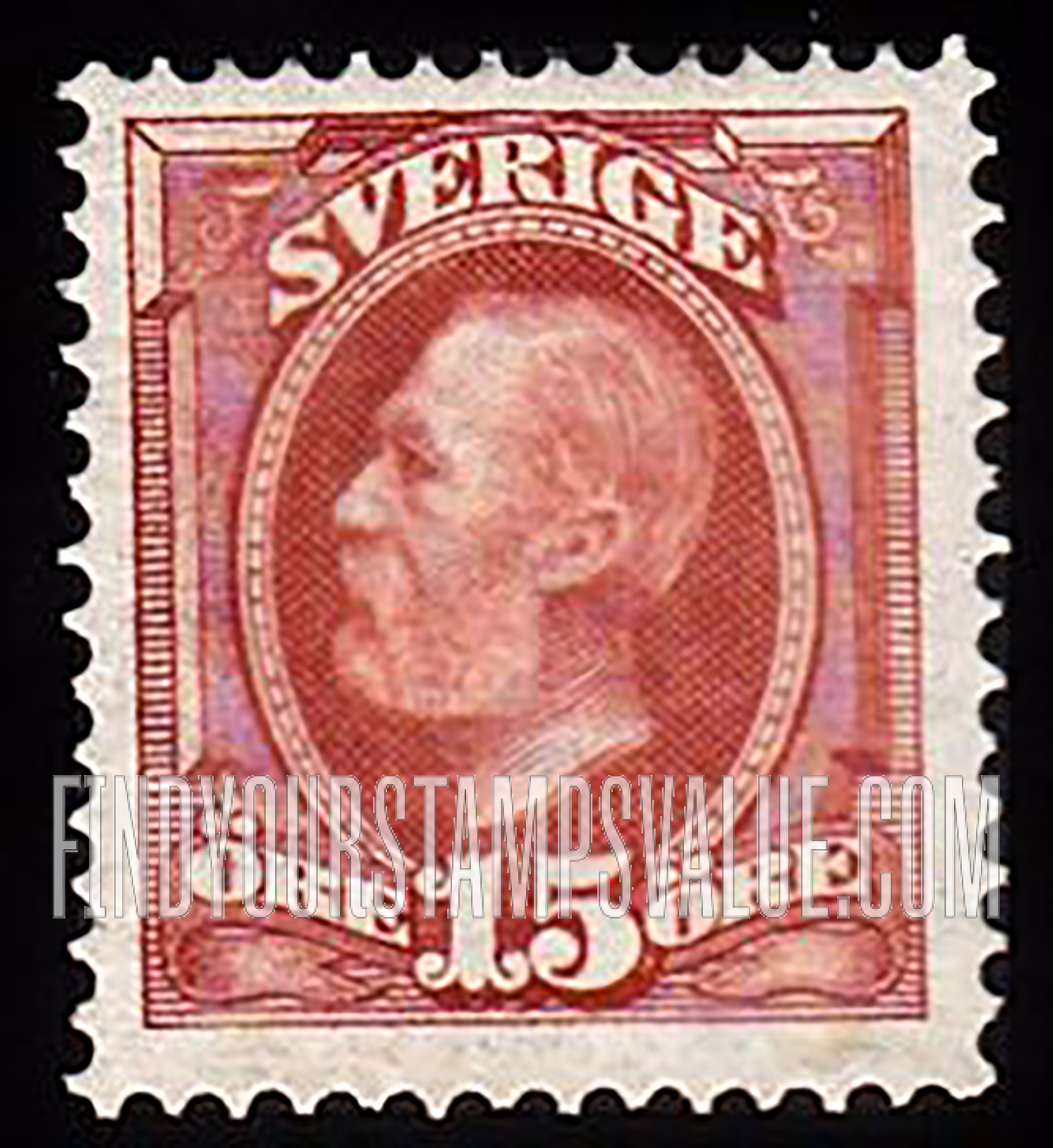 FindYourStampsValue: King Oscar II