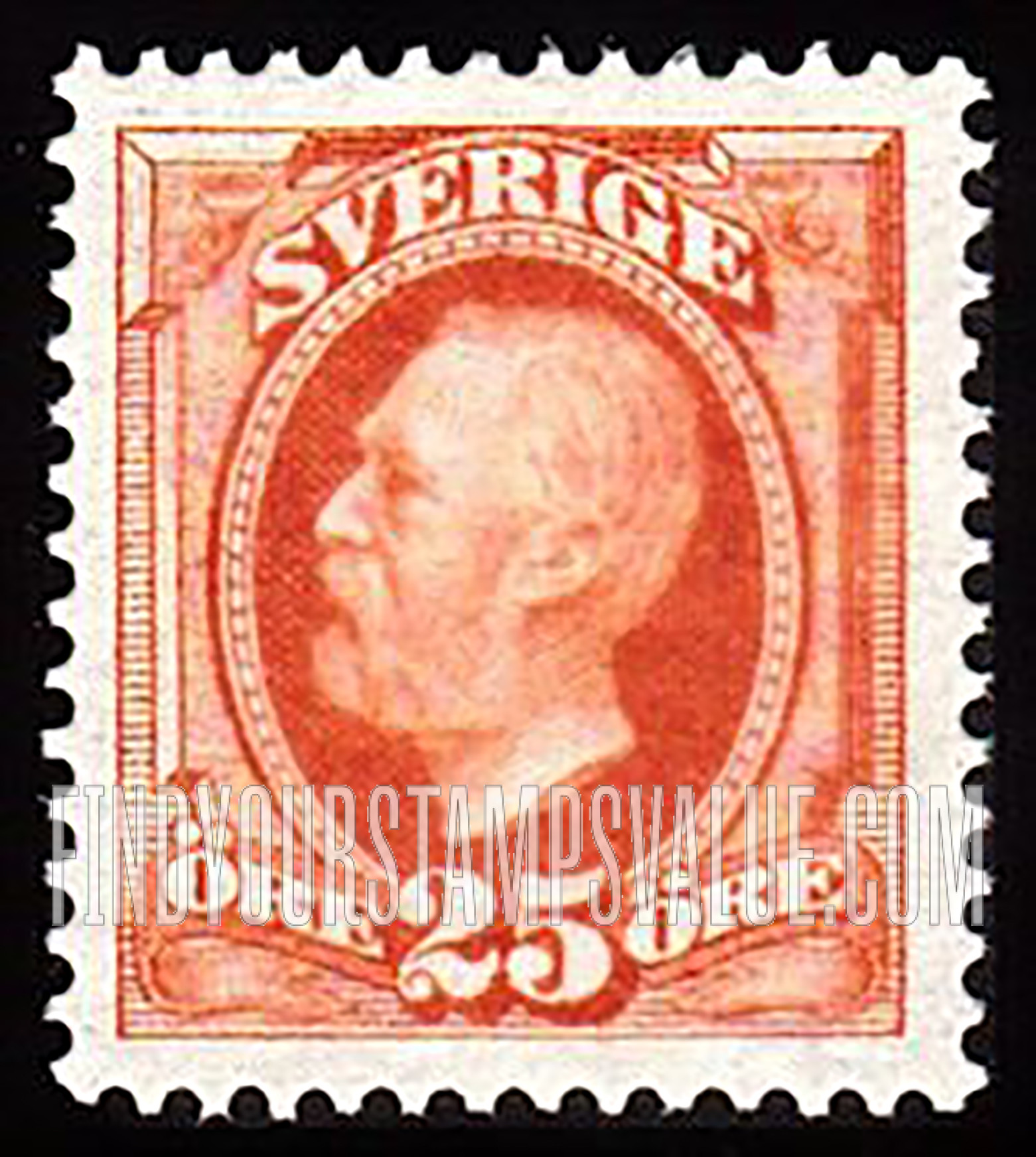 FindYourStampsValue: King Oscar II