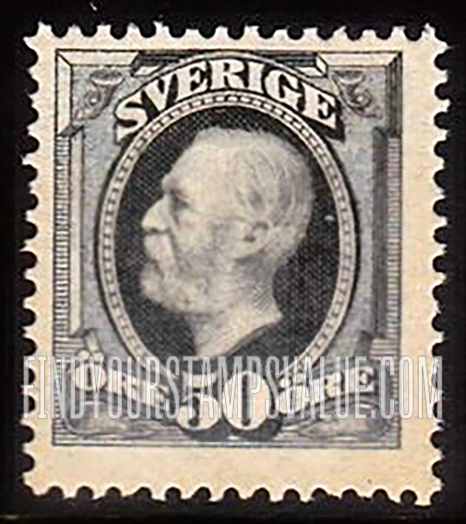 FindYourStampsValue: King Oscar II