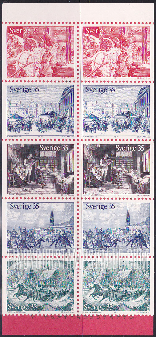 FindYourStampsValue: Christmas Customs (Old Prints)