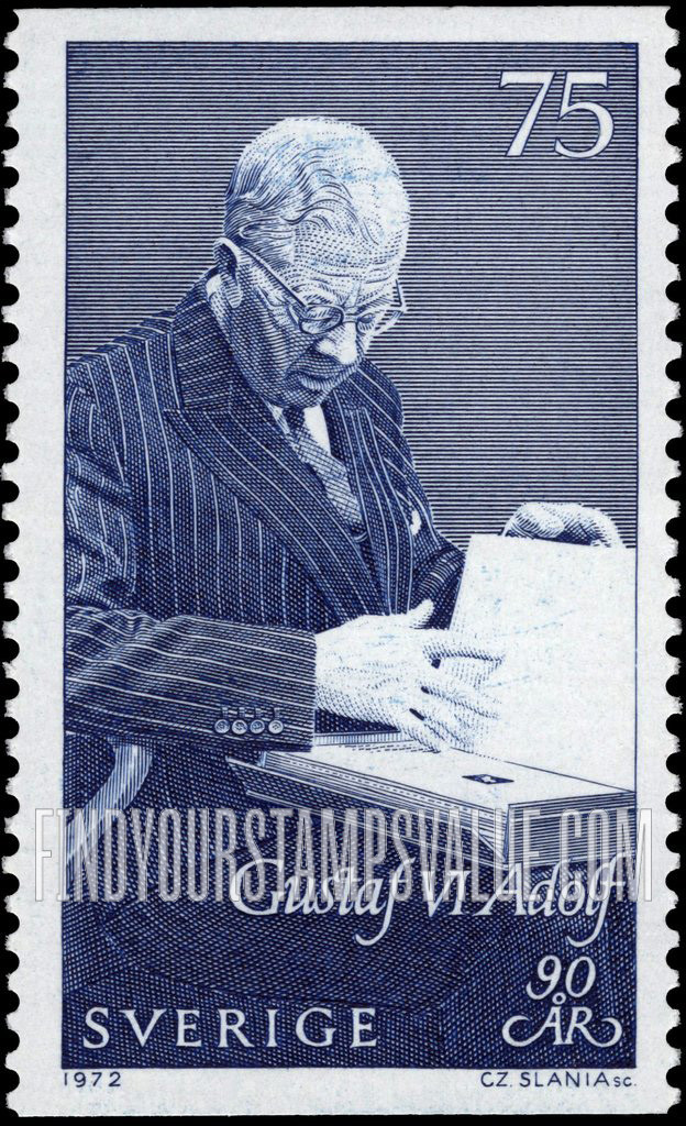 FindYourStampsValue: King Gustaf VI Adolf