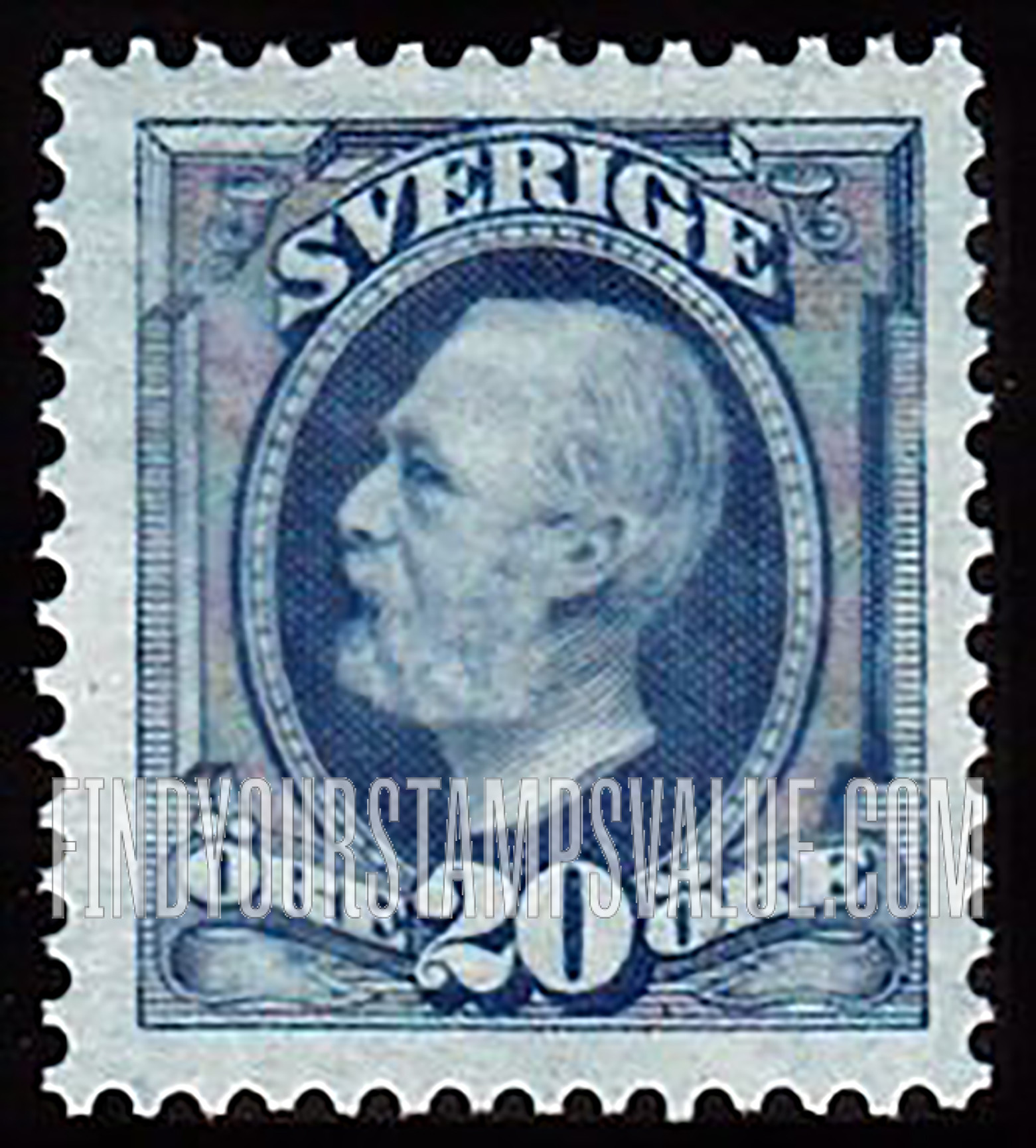 FindYourStampsValue: King Oscar II
