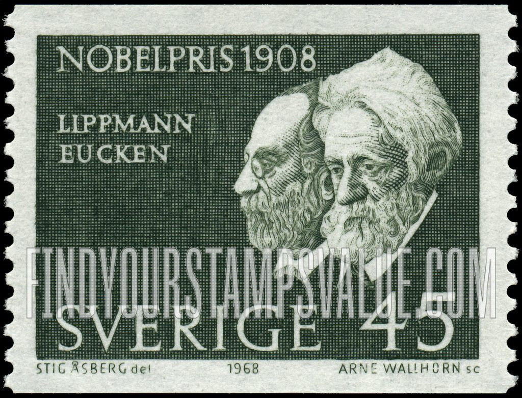 FindYourStampsValue: Gabriel Lippmann, Rudolf Eucken