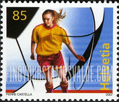 FindYourStampsValue: Federal Administration: Women’s Soccer
