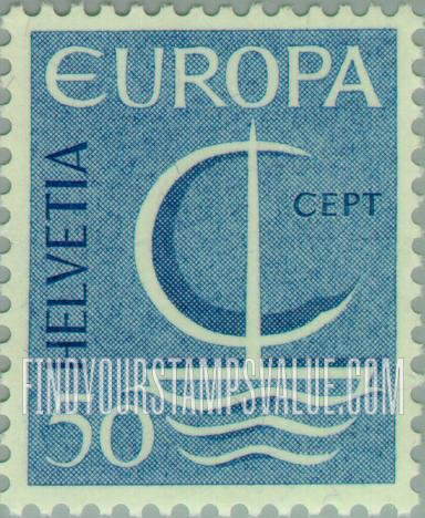 FindYourStampsValue: Federal Administration: Europa, 1966