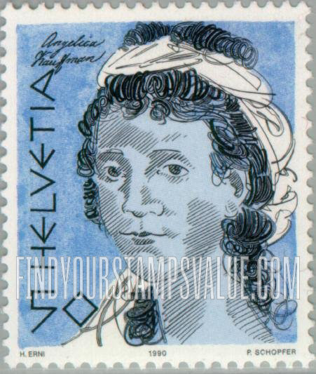 FindYourStampsValue: Federal Administration: Angelika Kaufmann (1741-1807), painter