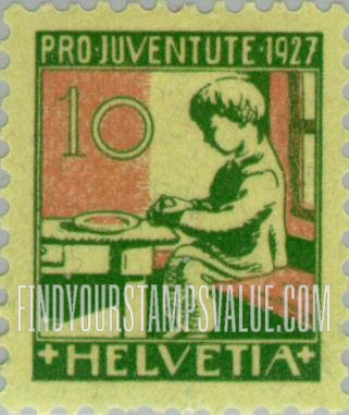 FindYourStampsValue: Semi-Postal: Orphan at Pestalozzi School