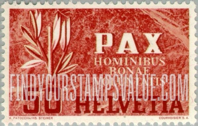 FindYourStampsValue: Federal Administration: Olive Branch