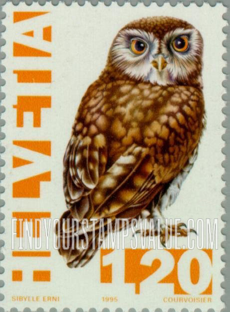 FindYourStampsValue: Federal Administration: Litte owl