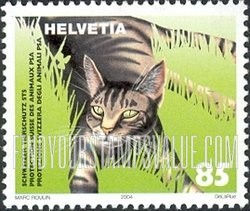 FindYourStampsValue: Federal Administration, Animal Protection: Cat