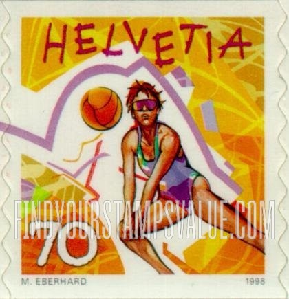 FindYourStampsValue: Federal Administration, Youth Sports: Beach volleyball