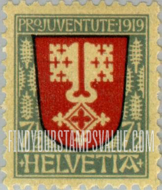 FindYourStampsValue: Semi-Postal: Nidwalden