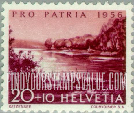 FindYourStampsValue: Semi-Postal: Katzensee