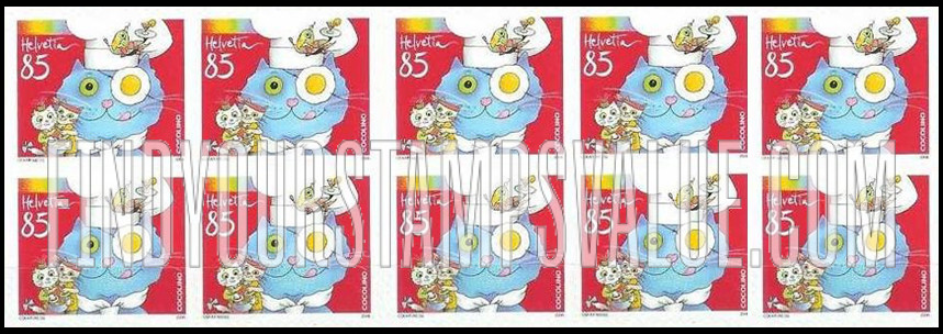 FindYourStampsValue: Federal Administration: Cocolino the Cooking Cat, by Oskar Weiss