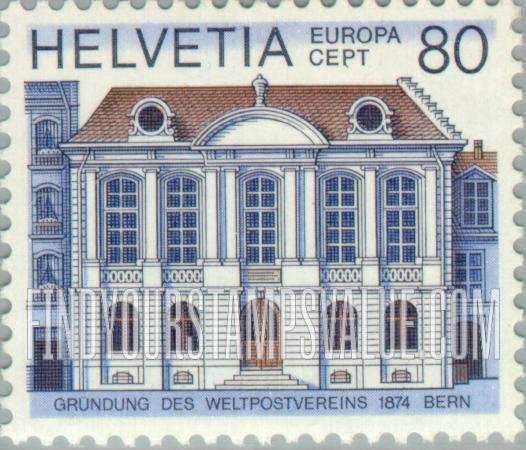 FindYourStampsValue: Federal Administration, Europa: Diet Hall, Bern
