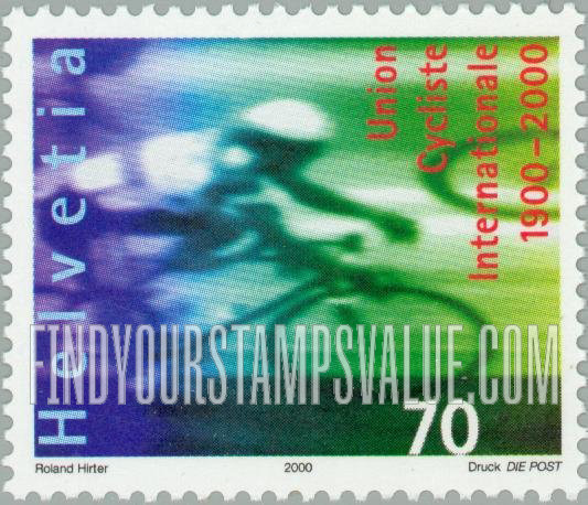 FindYourStampsValue: Federal Administration: International Cycling Union, Centenary