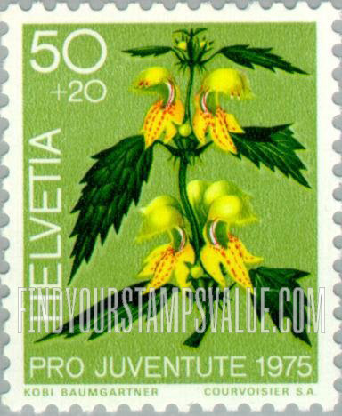 FindYourStampsValue: Semi-Postal, Forest Plants: Yellow nettle