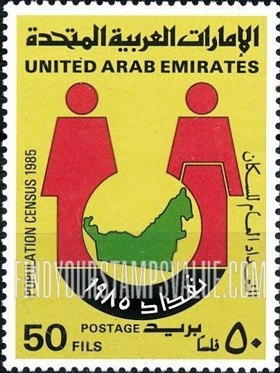 FindYourStampsValue: Population census - التعداد العام للسكّان