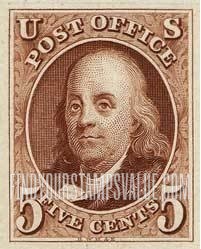 FindYourStampsValue: BENJAMIN FRANKLIN