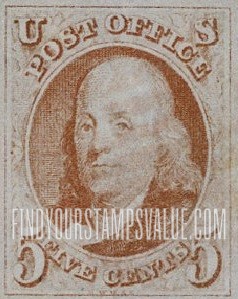 FindYourStampsValue: BENJAMIN FRANKLIN