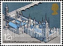 FindYourStampsValue: Great Britain (United Kingdom): 62nd Inter-Parliamentary Conference, London - Parliament