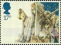 FindYourStampsValue: Great Britain (United Kingdom): Christmas 1984 - Arrival in Bethlehem
