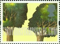 FindYourStampsValue: Great Britain (United Kingdom): Greetings in Art - 'Troilus and Criseyde', by Peter Brooks