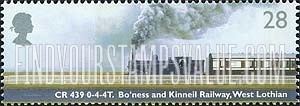 FindYourStampsValue: Great Britain (United Kingdom): Locomotives - CR 439 0-4-4T